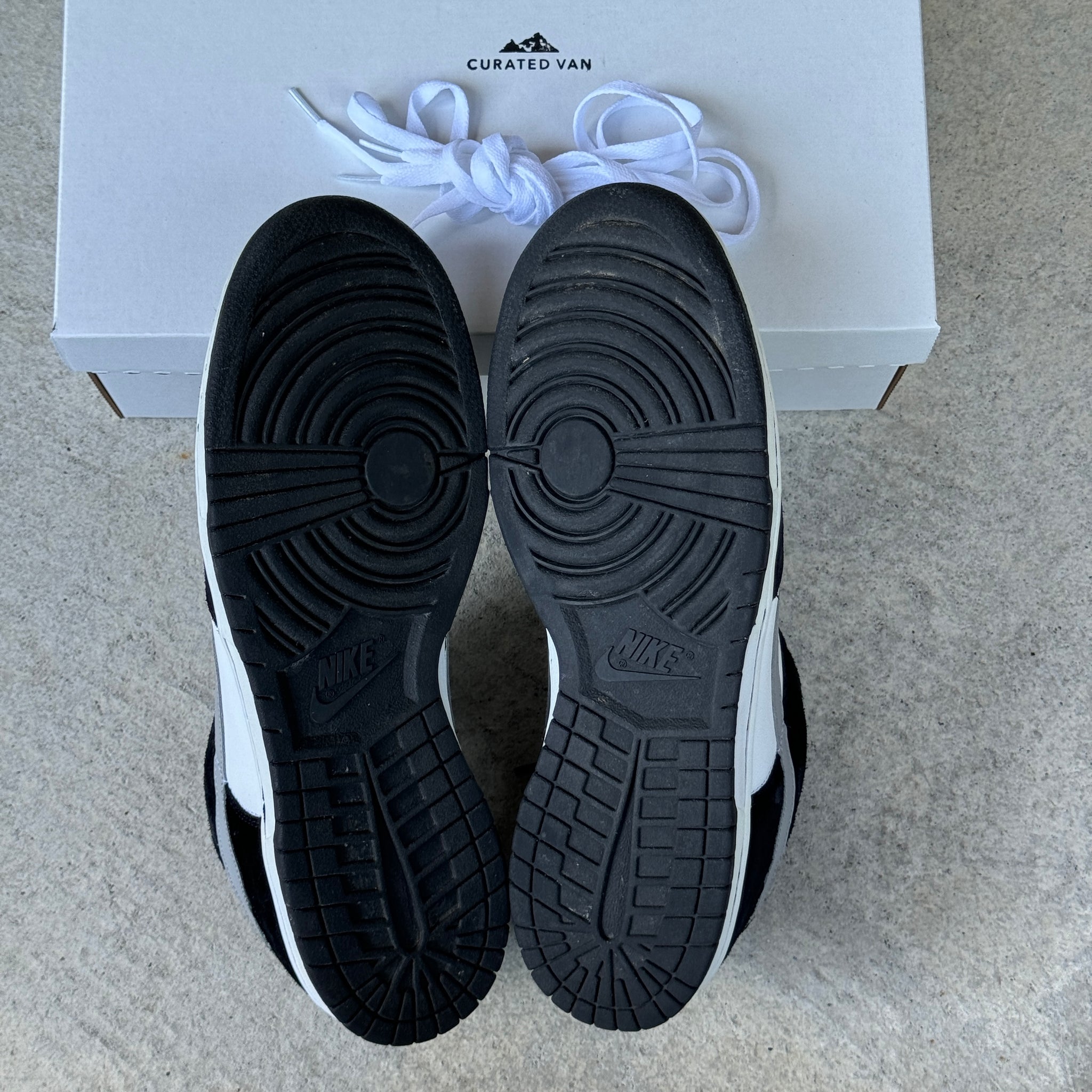 13 US - NIKE DUNK LOW BLACK/SILVER 6.0 2006