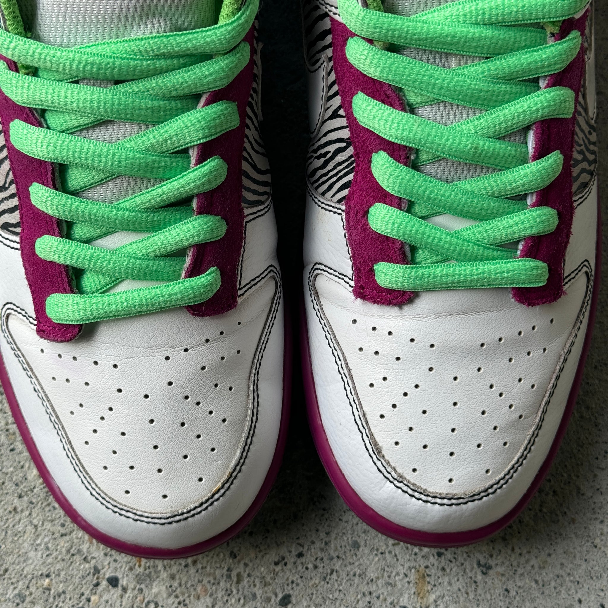 10.5W/9M US -  NIKE WMNS DUNK LOW 6.0 MEAN GREEN 2009