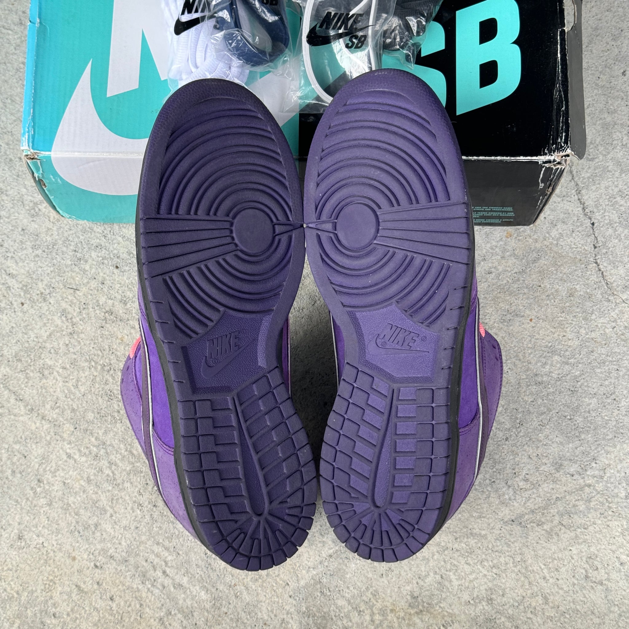 13 US - NIKE SB DUNK LOW PURPLE LOBSTER W BOX 2018