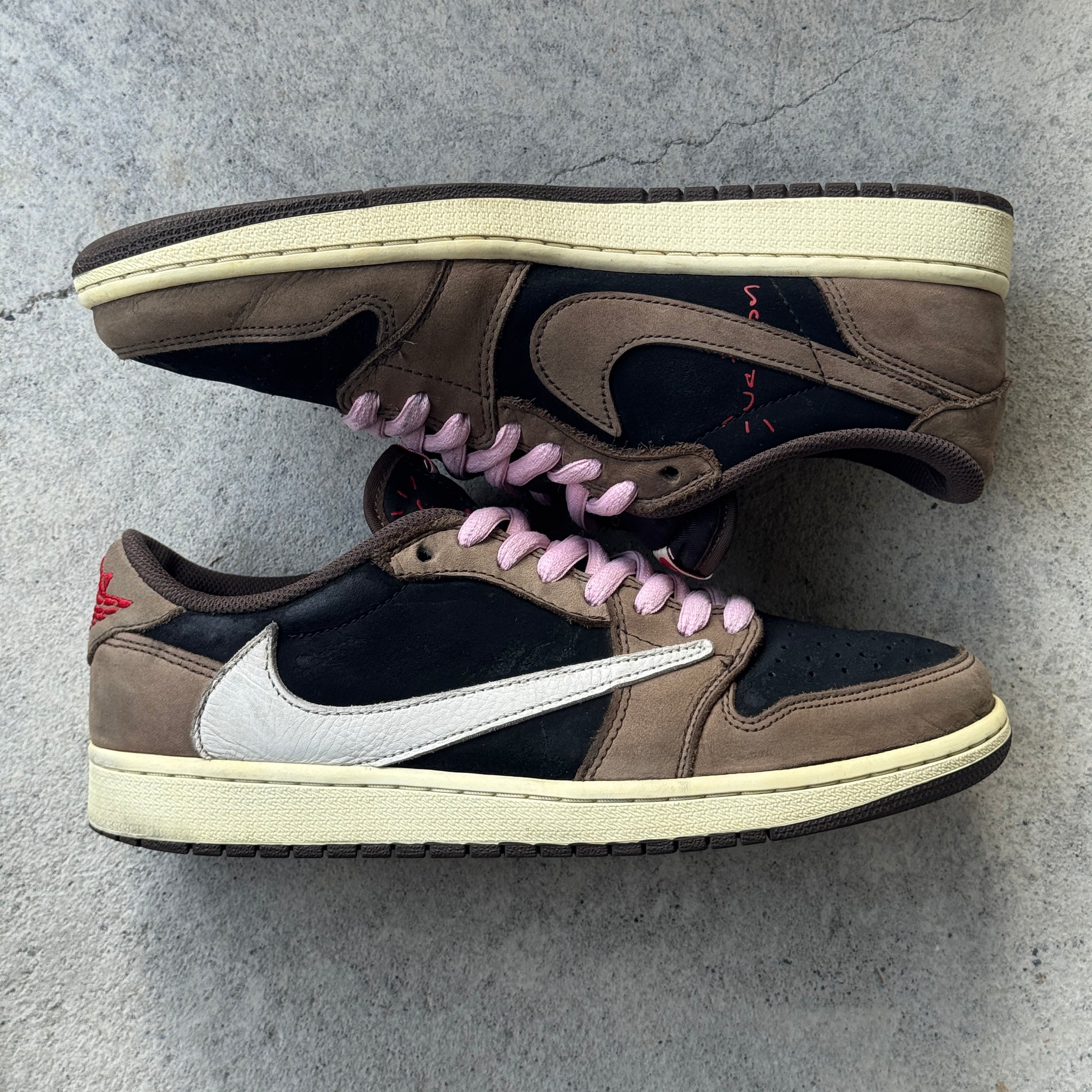 10 US - JORDAN 1 LOW TRAVIS SCOTT MOCHA 2019