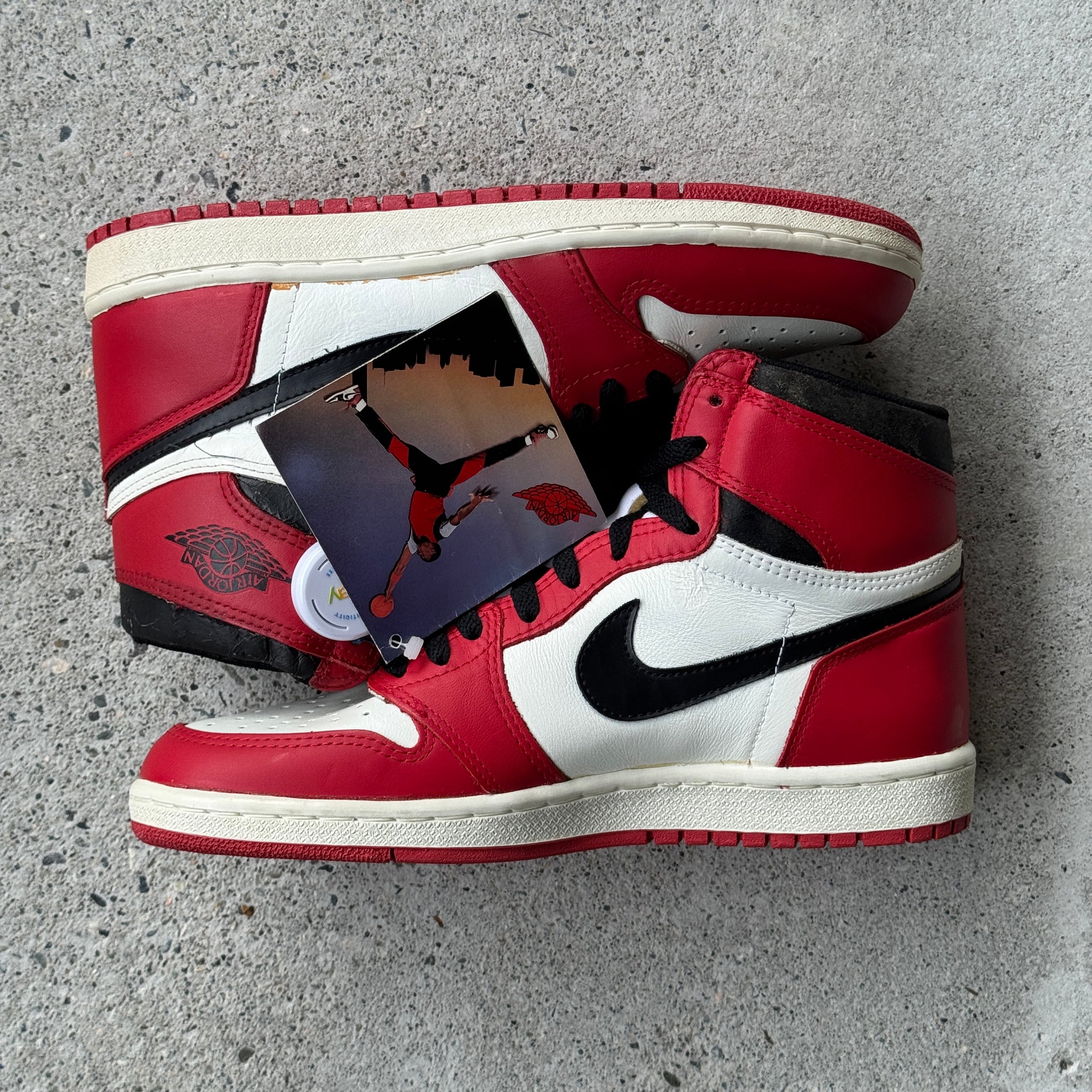 9.5 US - DS JORDAN 1 CHICAGO W BOX 1985
