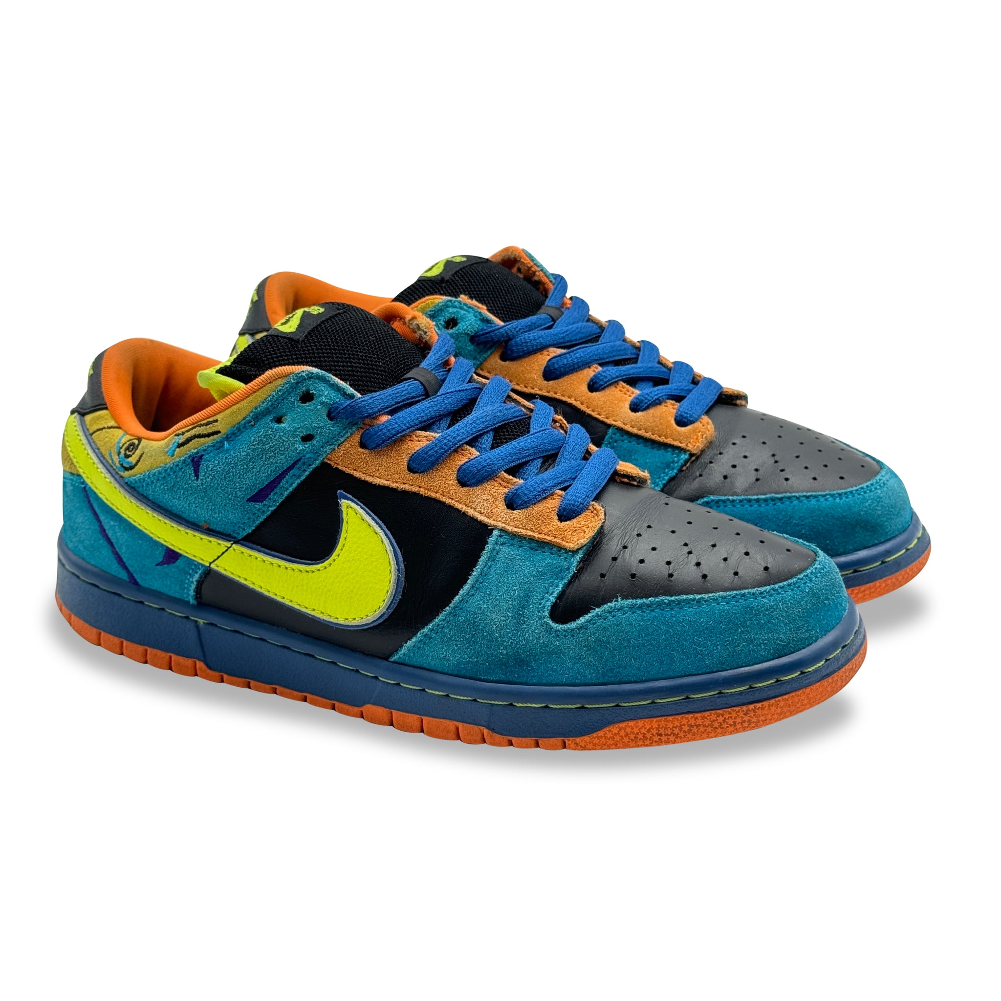 9 US - NIKE SB DUNK LOW SKATE OR DIE W BOX 2008