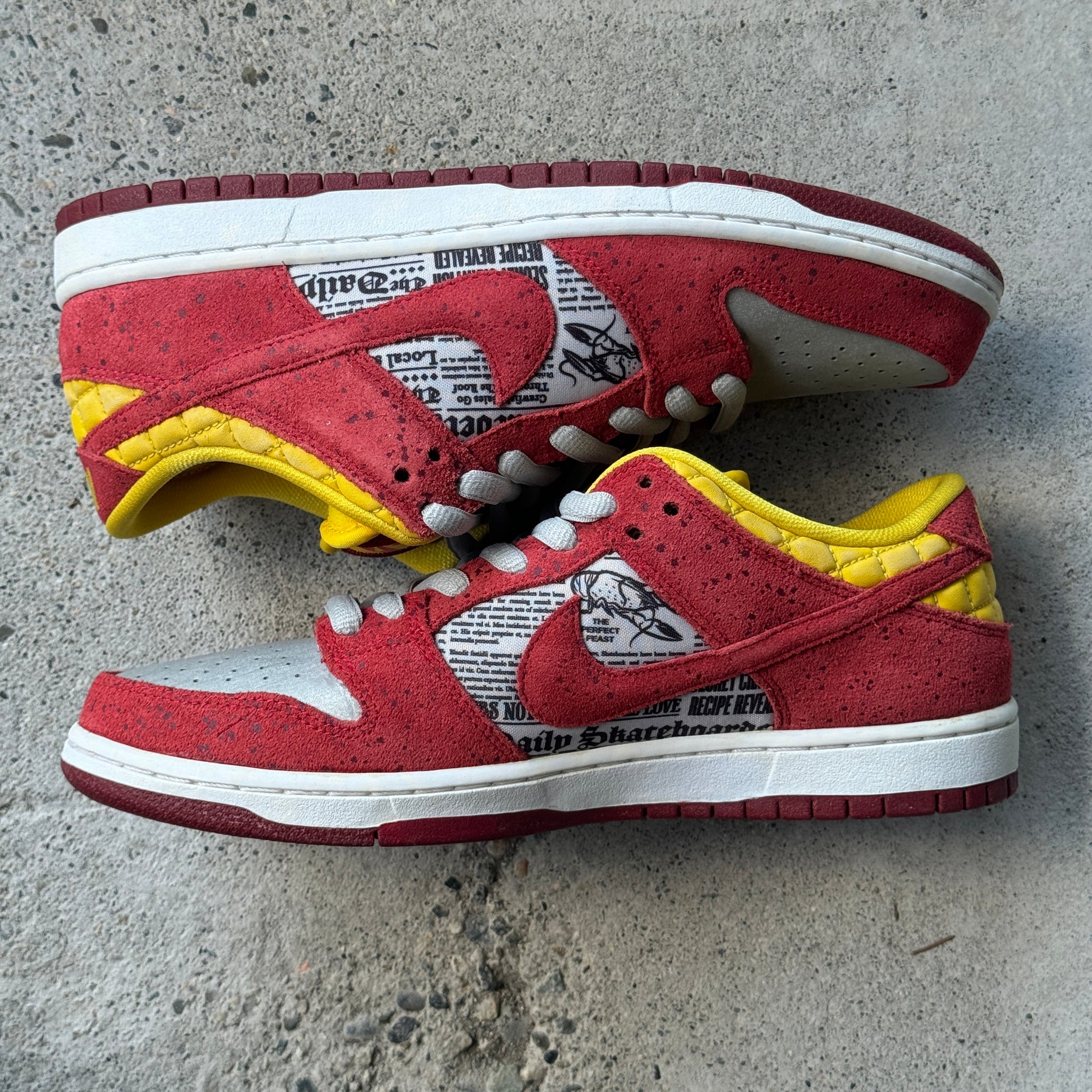 9 US - DS NIKE SB DUNK LOW CRAWFISH W BOX 2014