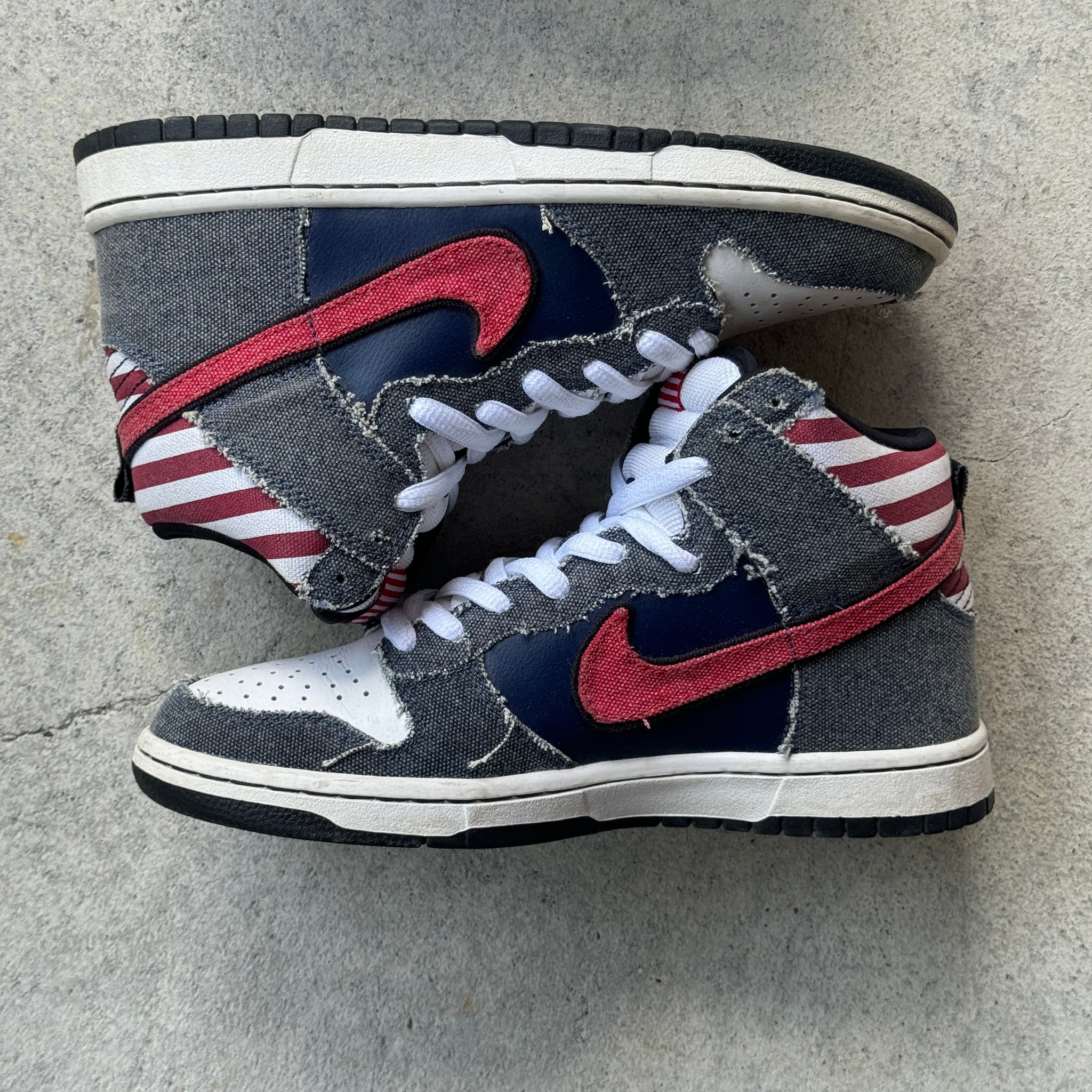 7 US - NIKE SB DUNK HIGH BORN IN THE USA W BOX 2010