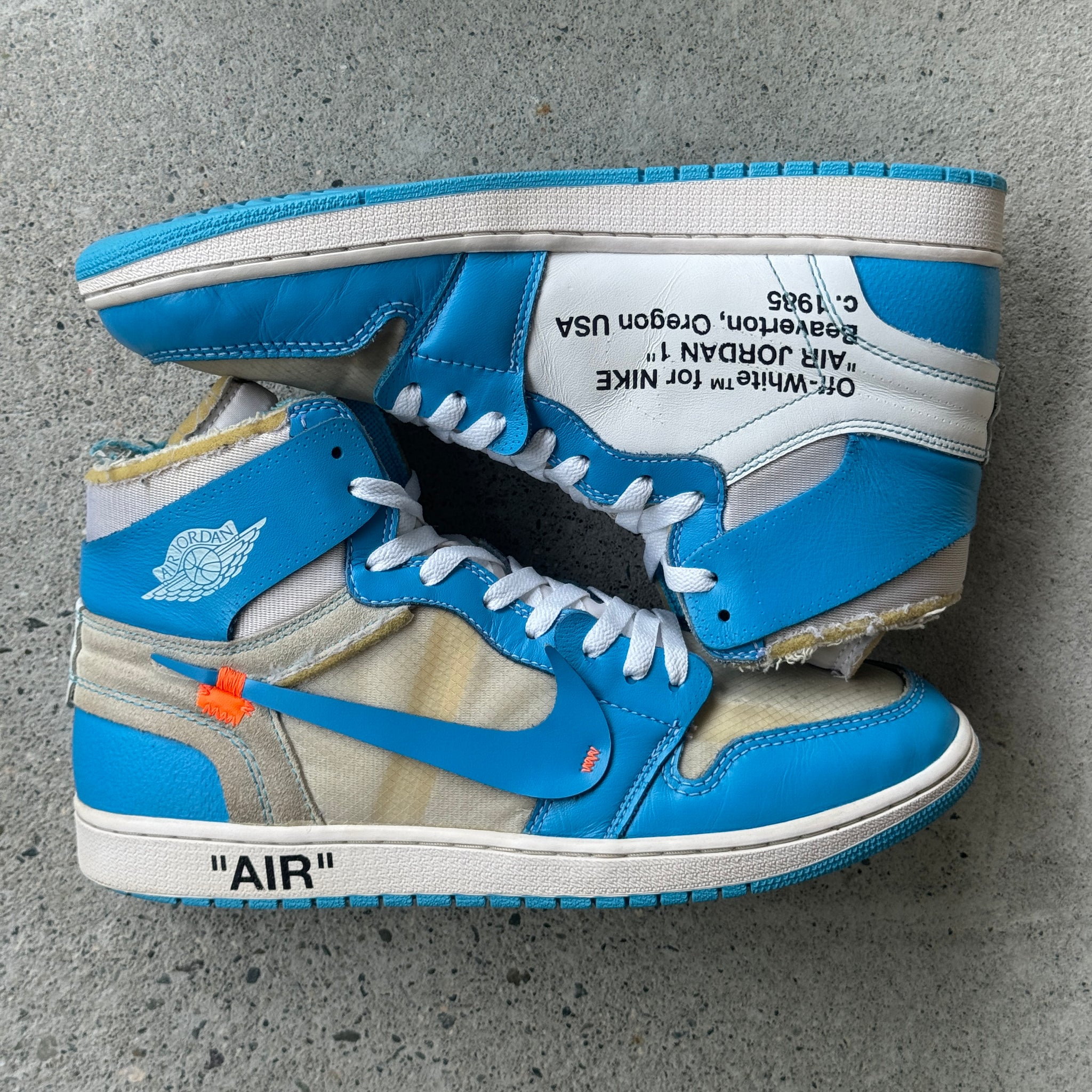 12 US - JORDAN 1 OFF WHITE UNC 2018