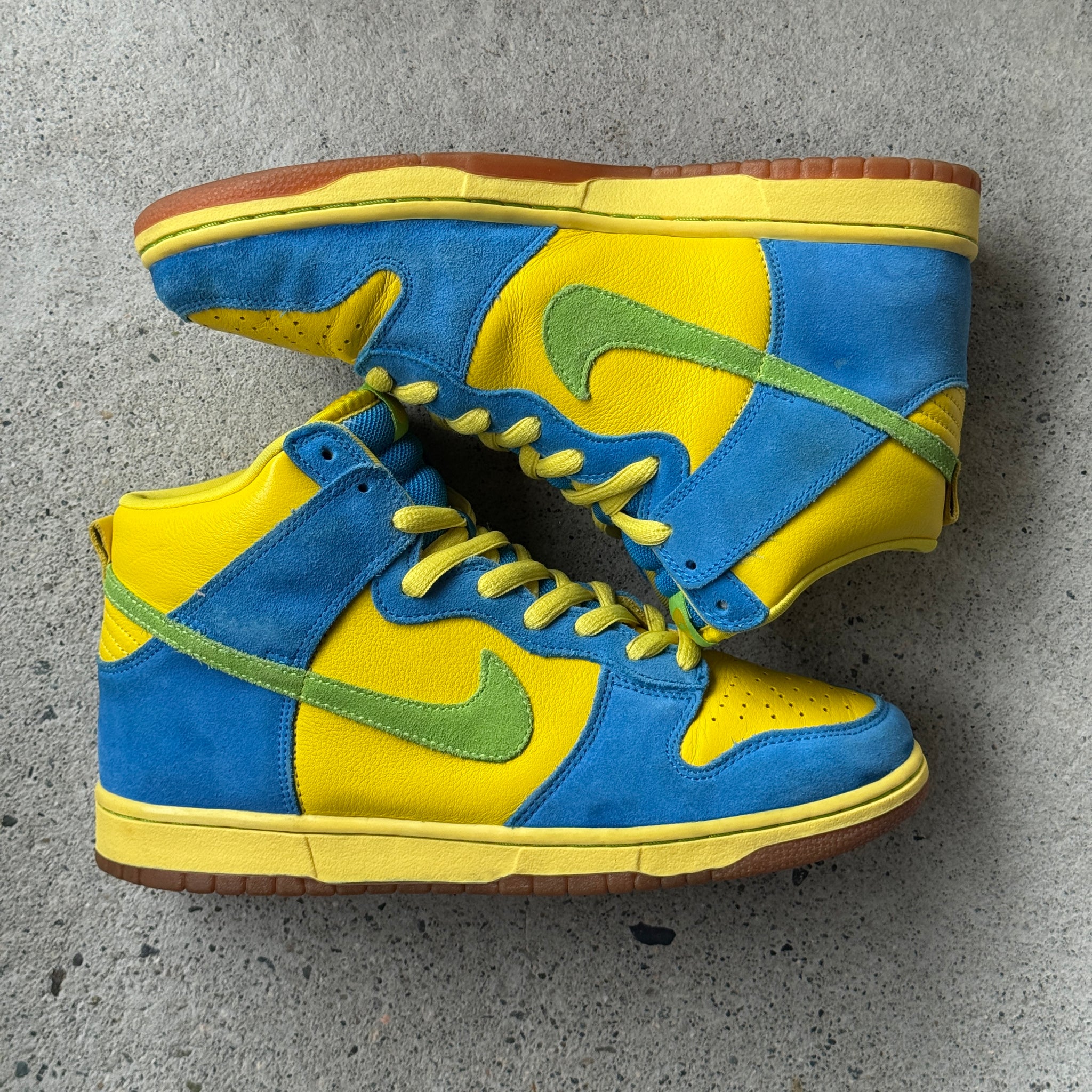 9 US - NIKE SB DUNK HIGH MARGE SIMPSON W BOX 2008