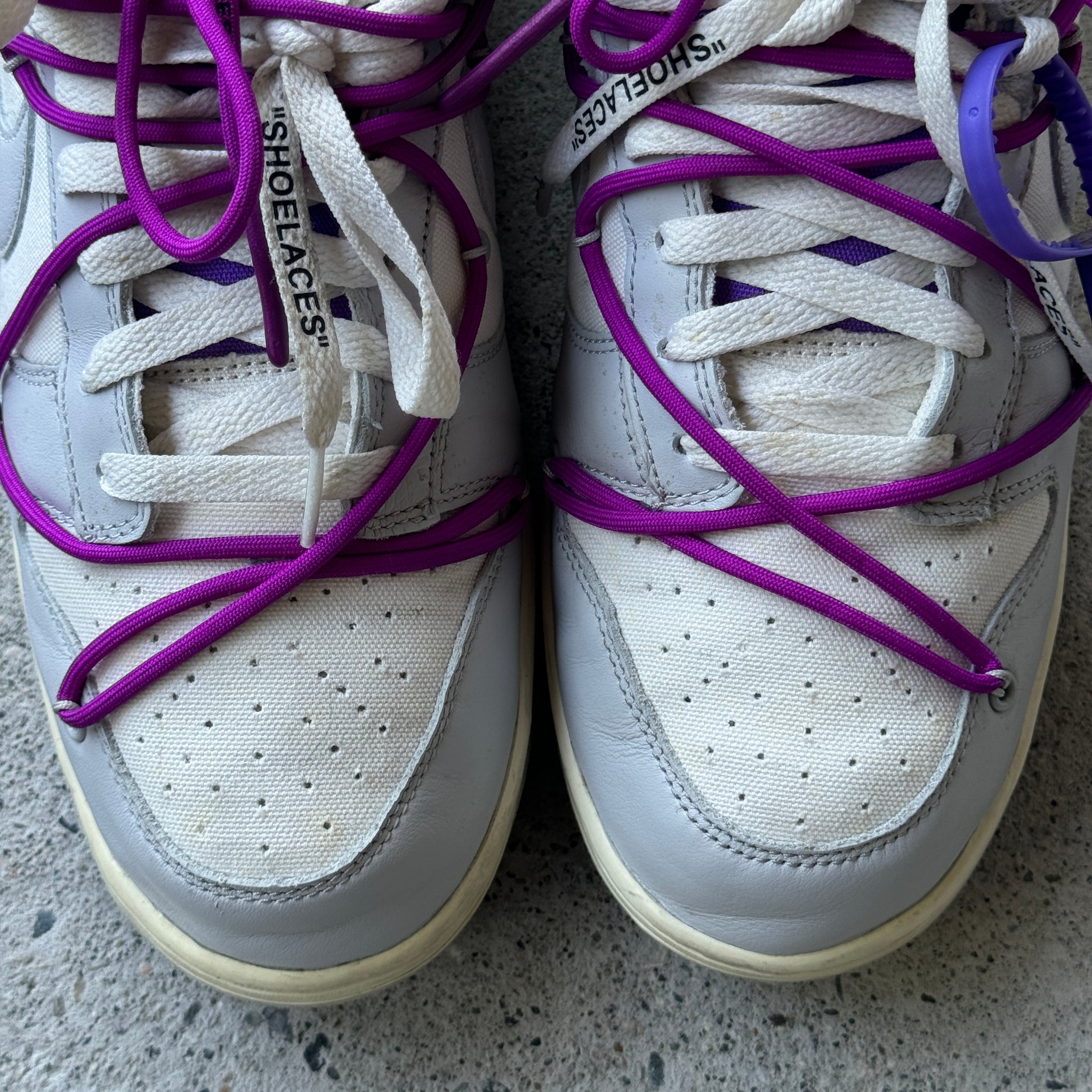 12 US - NIKE DUNK LOW OFF WHITE LOT 28 2021