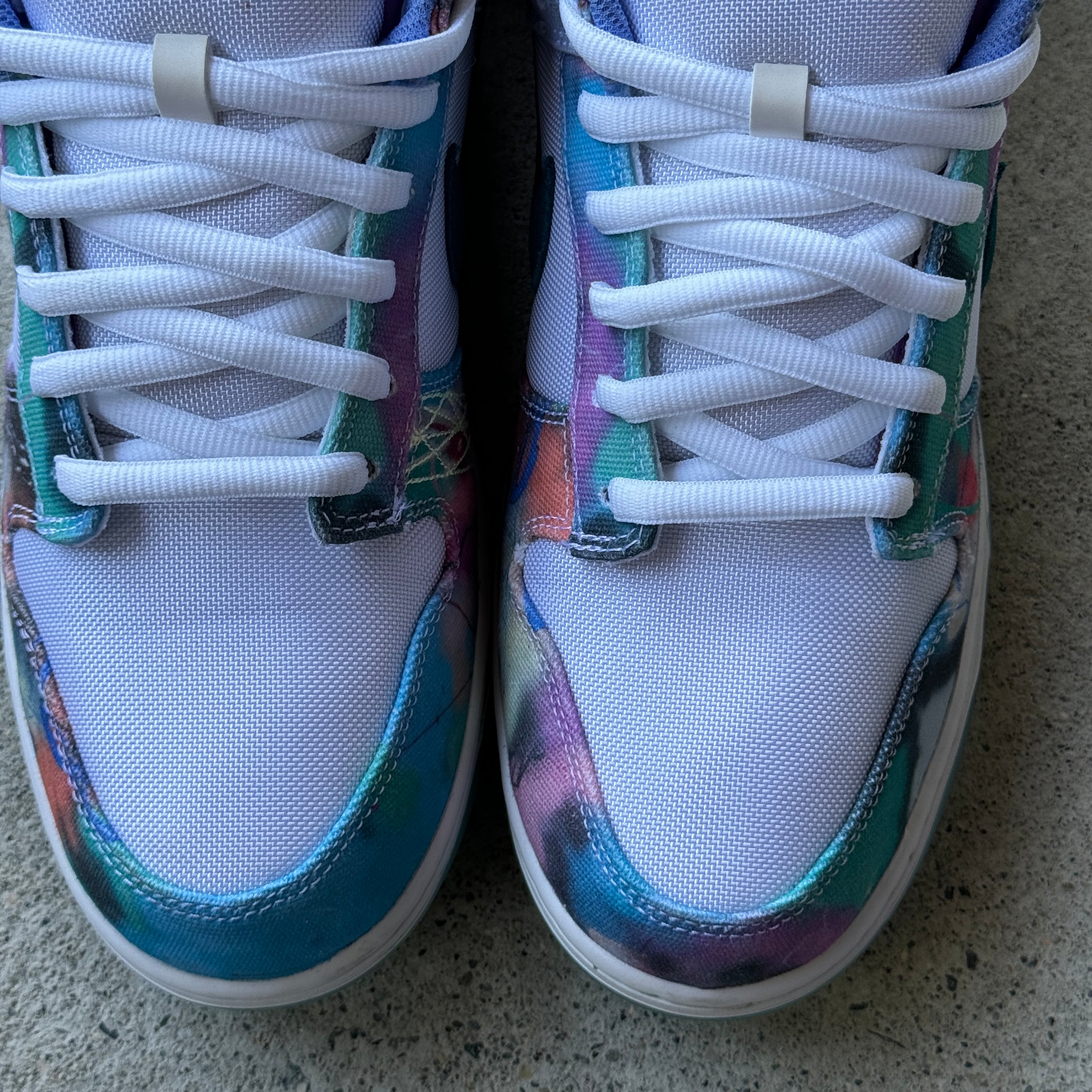 13 US - NIKE SB DUNK LOW FUTURA BLEACHED AQUA W BOX 2024