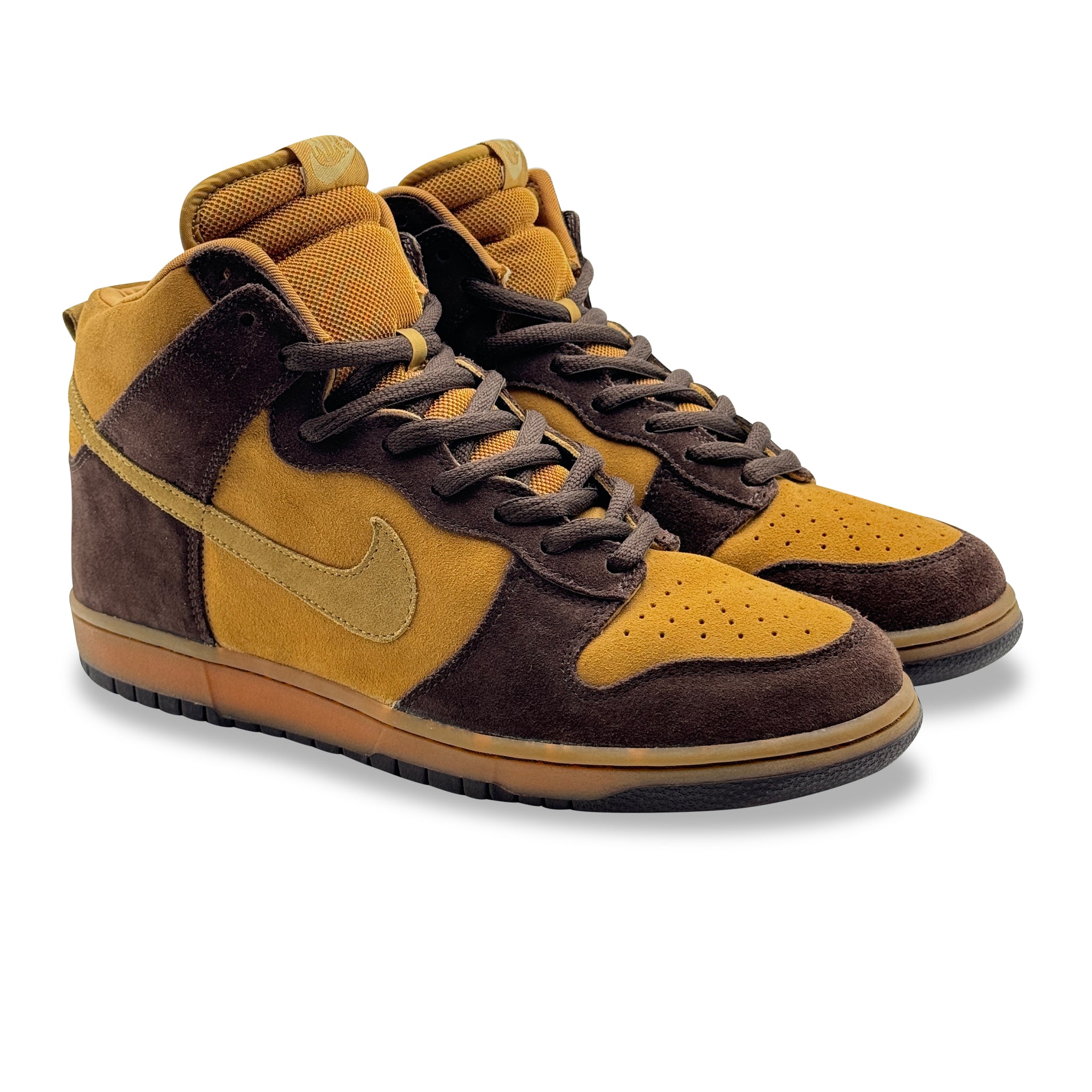 12  US - NIKE SB DUNK HIGH BROWN PACK W BOX 2003