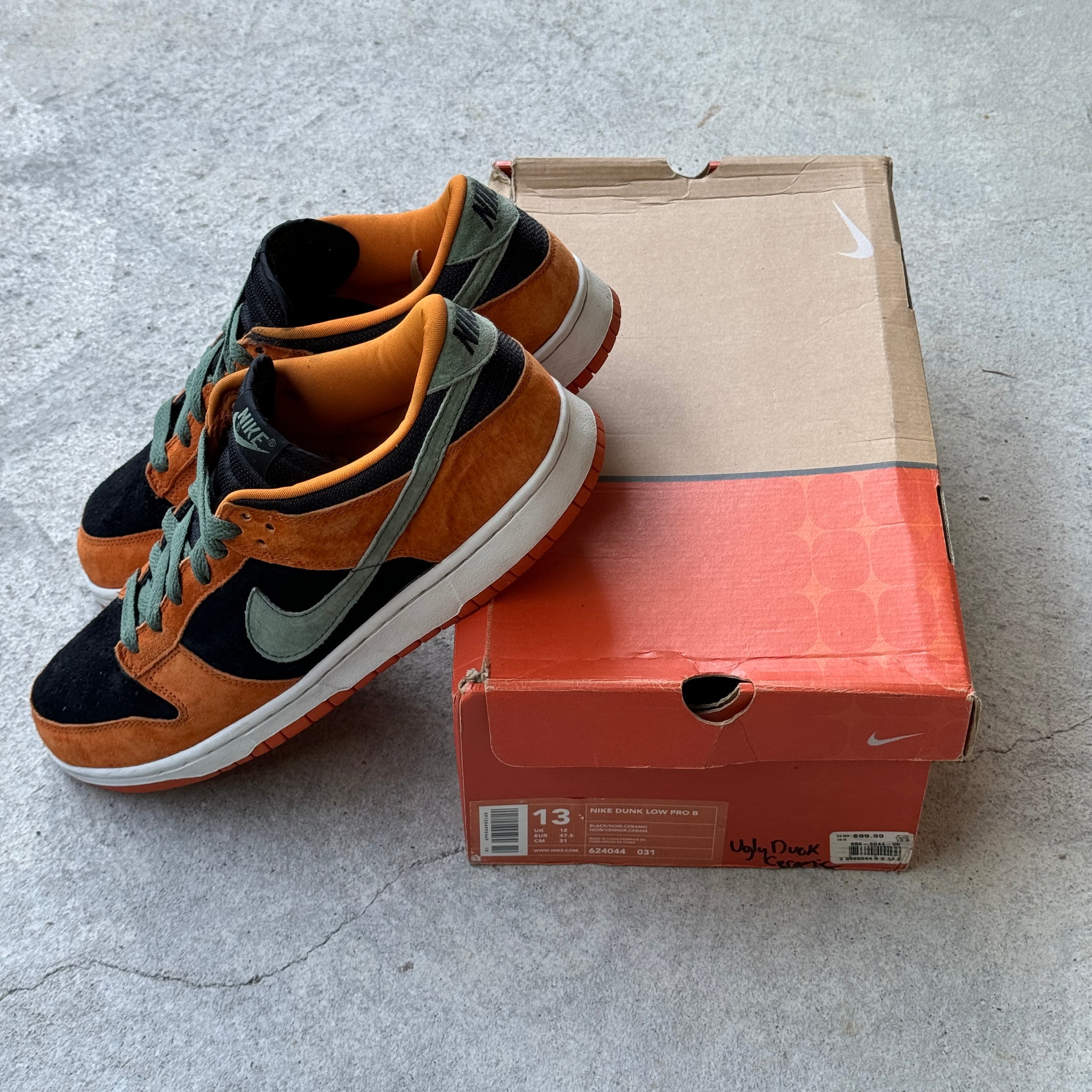 13 US - NIKE DUNK LOW CERAMIC W BOX 2001