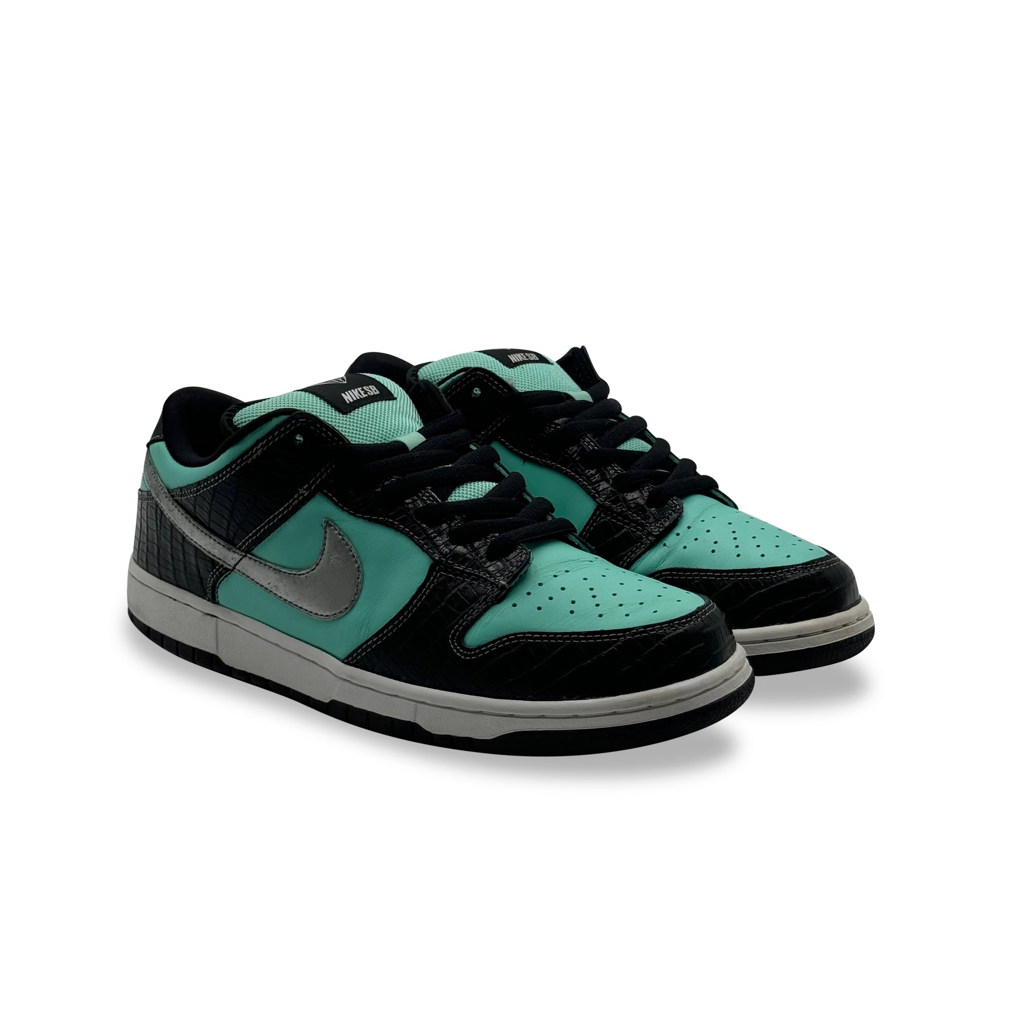 10.5 US - NIKE SB DUNK LOW TIFFANY DIAMOND W BOX 2005