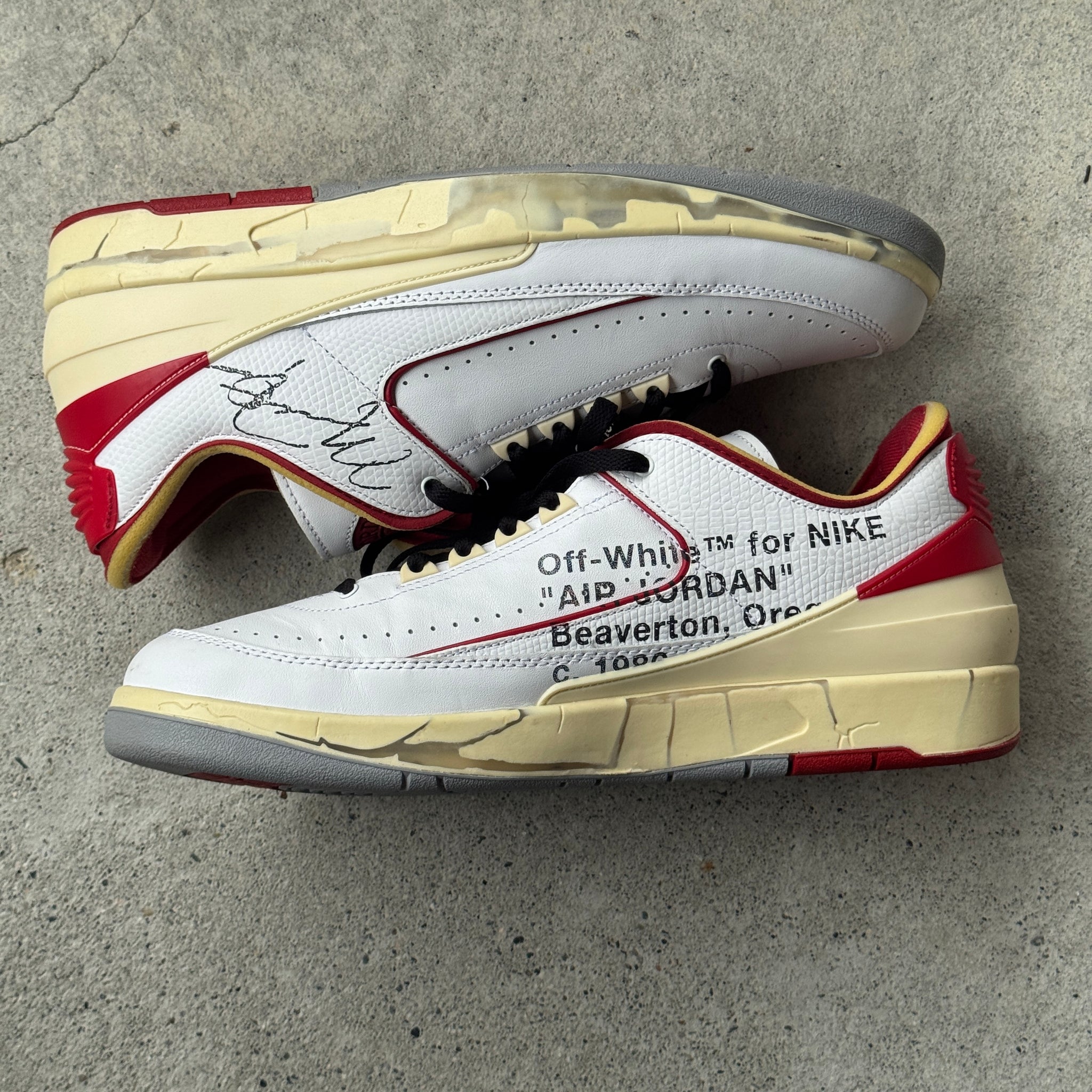 14 US - JORDAN 2 SP OFF WHITE WHITE VARISTY RED 2021