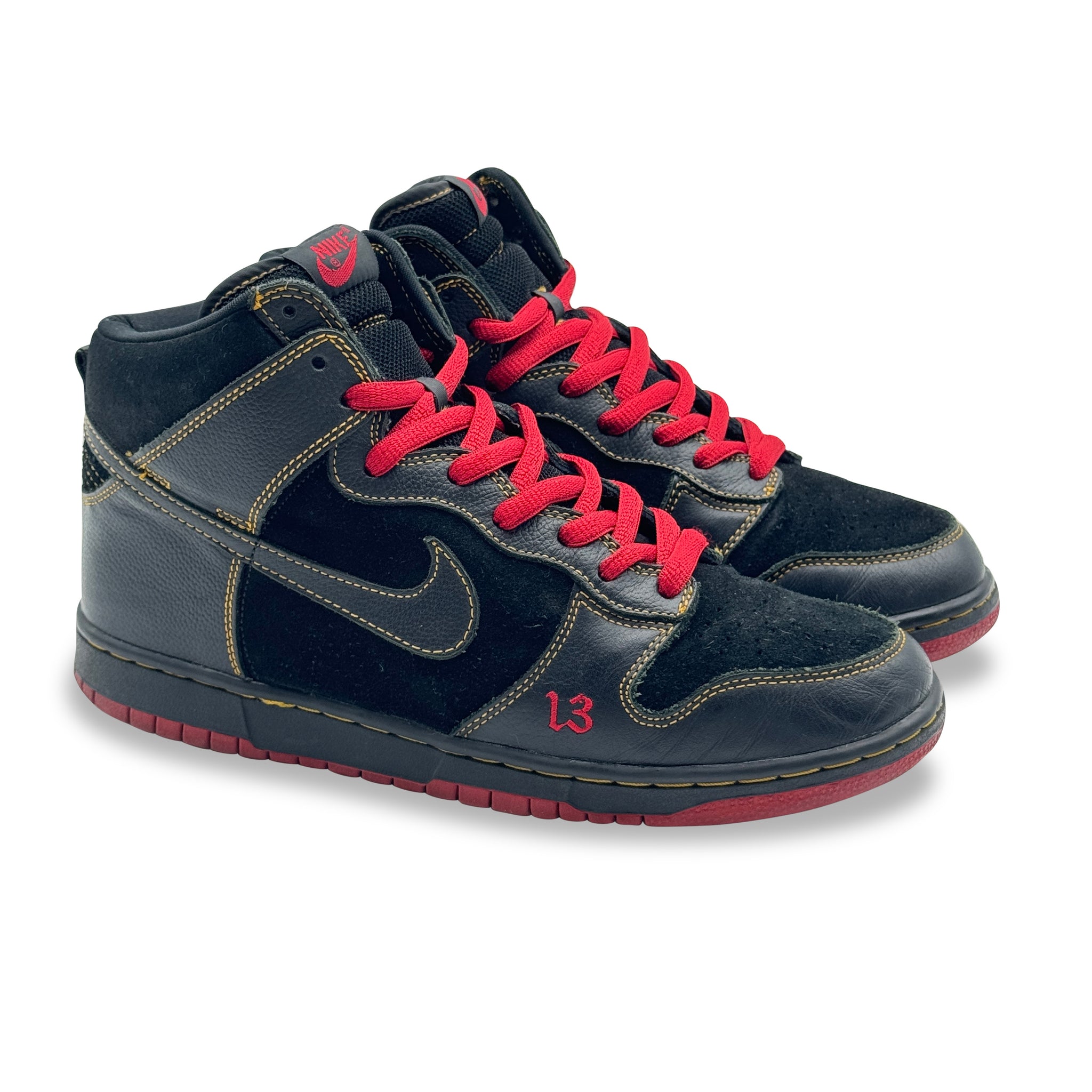 10.5 US - NIKE SB DUNK HIGH UNLUCKY W BOX 2004