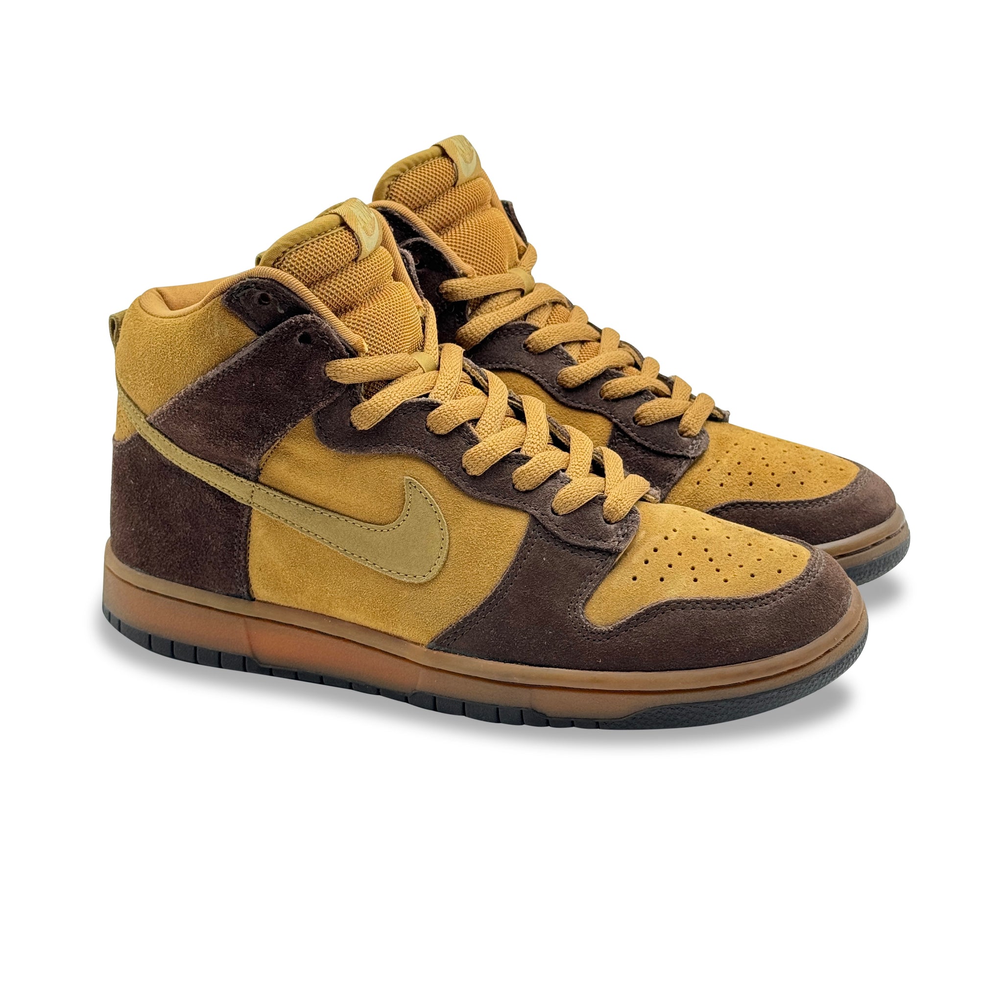 8.5 US - NIKE SB DUNK HIGH BROWN PACK W BOX 2006