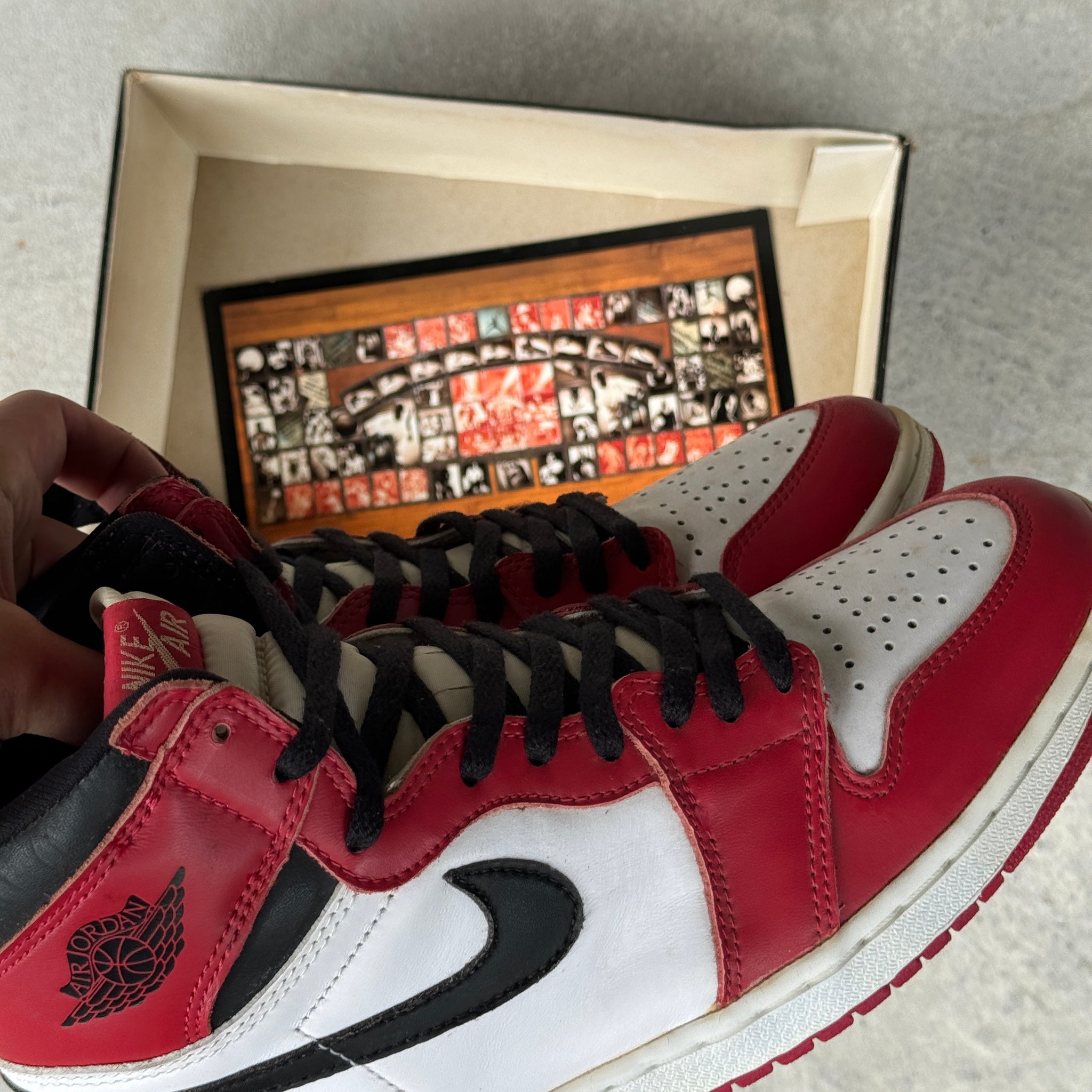 9 US - DS JORDAN 1 CHICAGO W BOX 1995