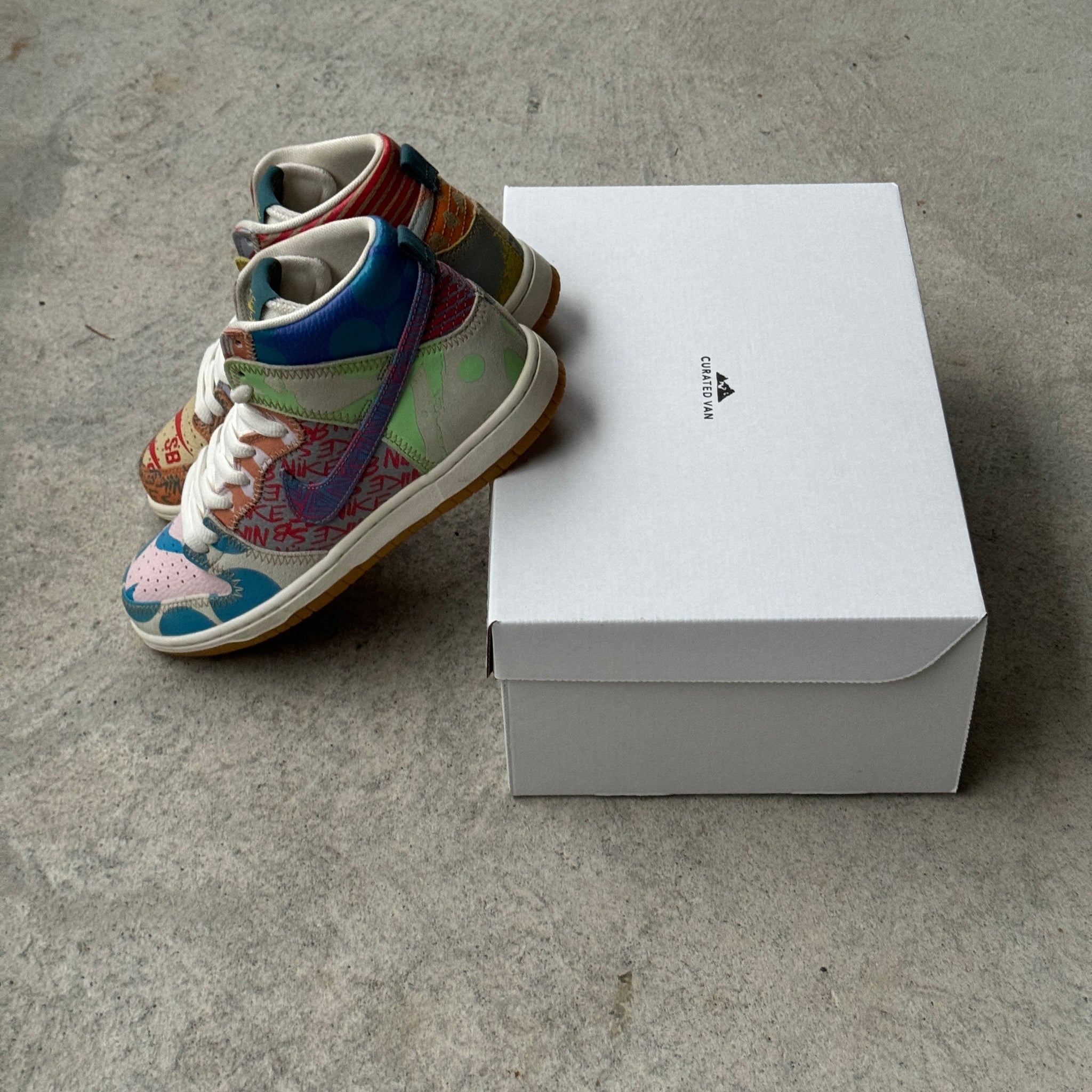 8 US - NIKE SB DUNK HIGH WHAT THE 2017