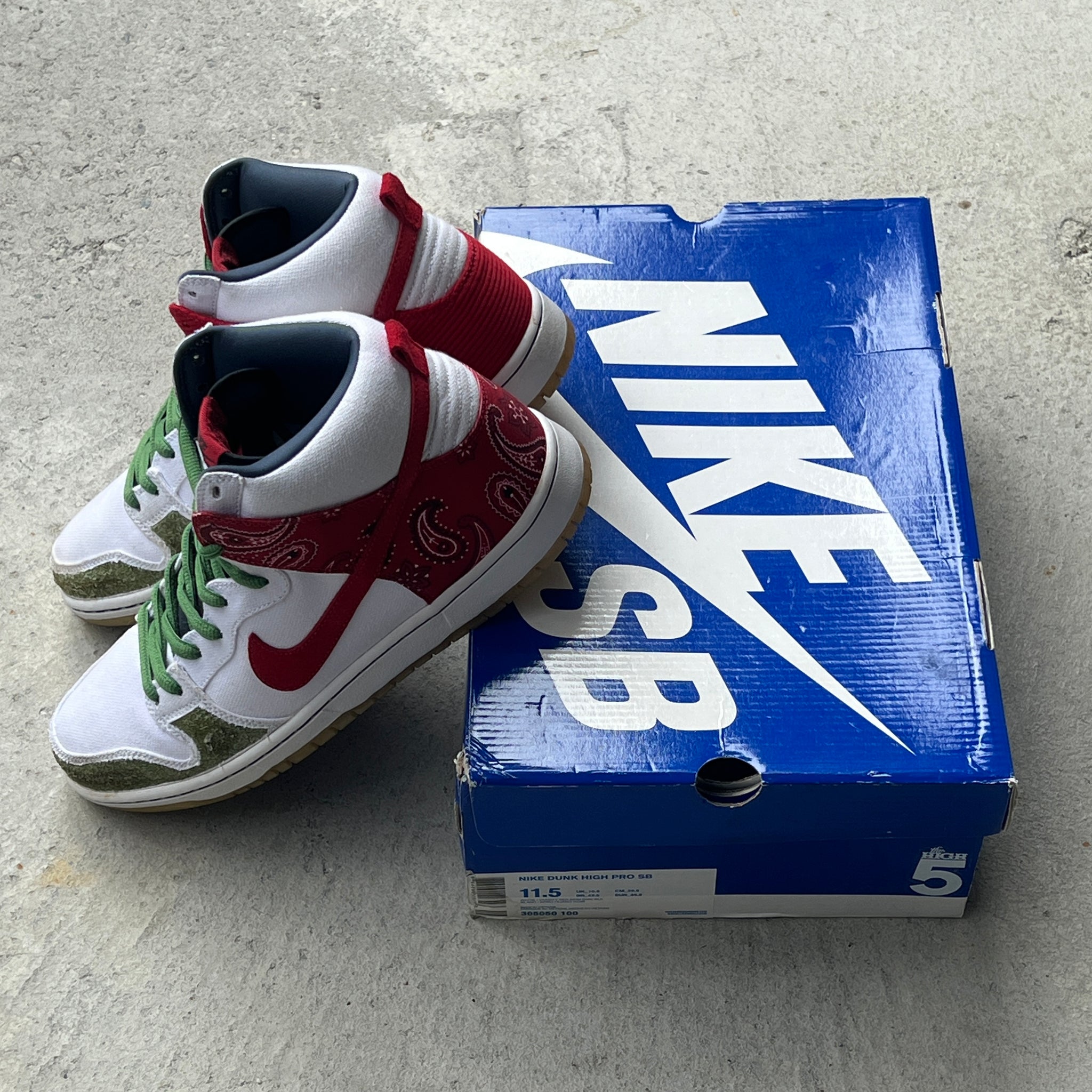 11.5 US - NIKE SB DUNK HIGH CHEECH AND CHONG W BOX 2011 – curatedvan