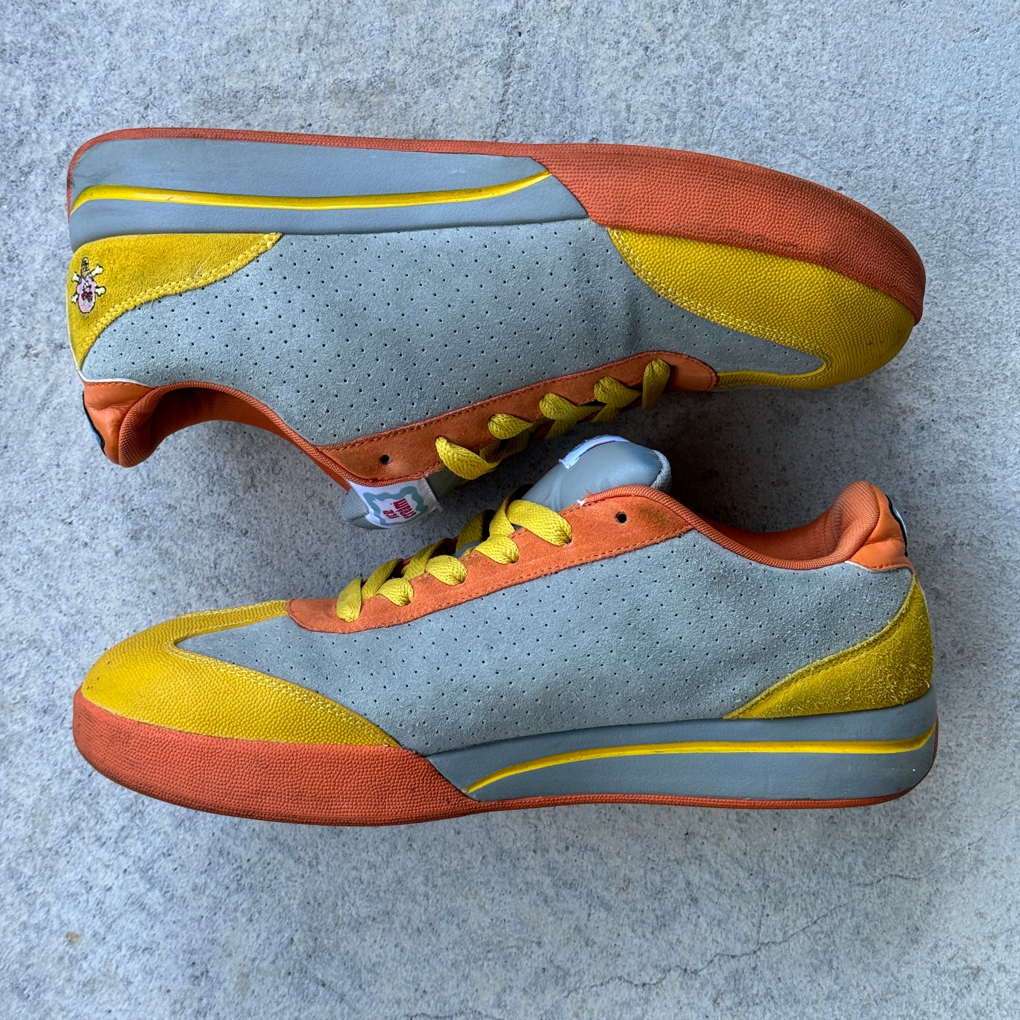 11 US - REEBOK ICECREAM BOARDFLIP 1 GREY/YELLOW 2006