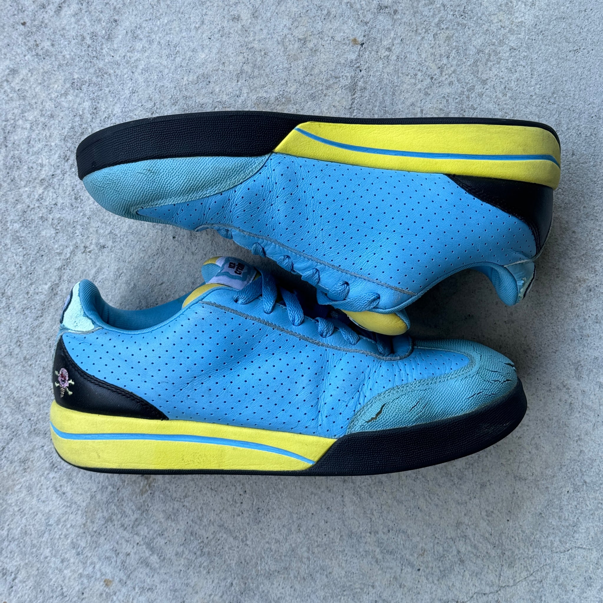 10.5 US - REEBOK ICECREAM BOARDFLIP BLUE/YELLOW 2006