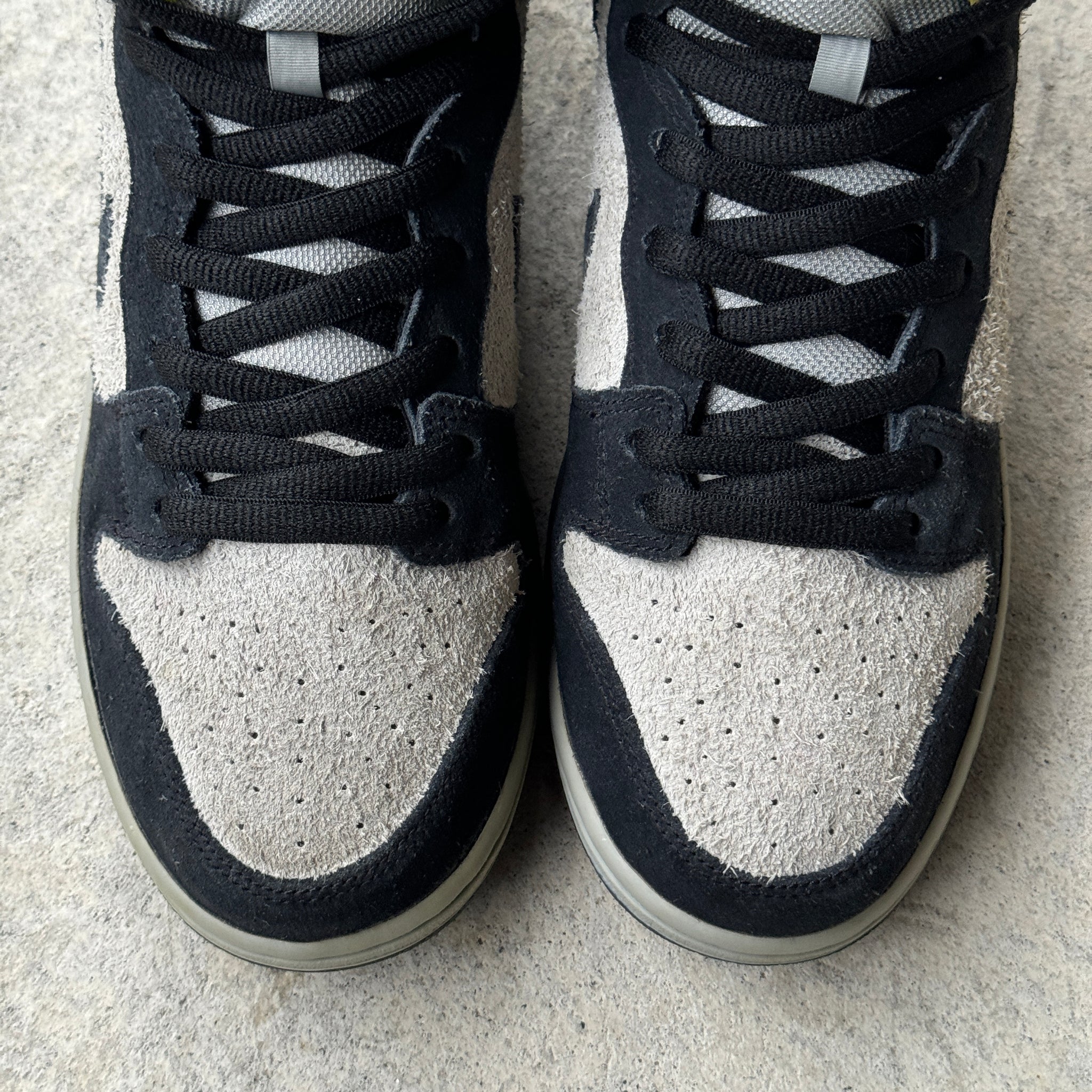 10.5 US - NIKE SB DUNK HIGH BLACK BASE GREY 2014